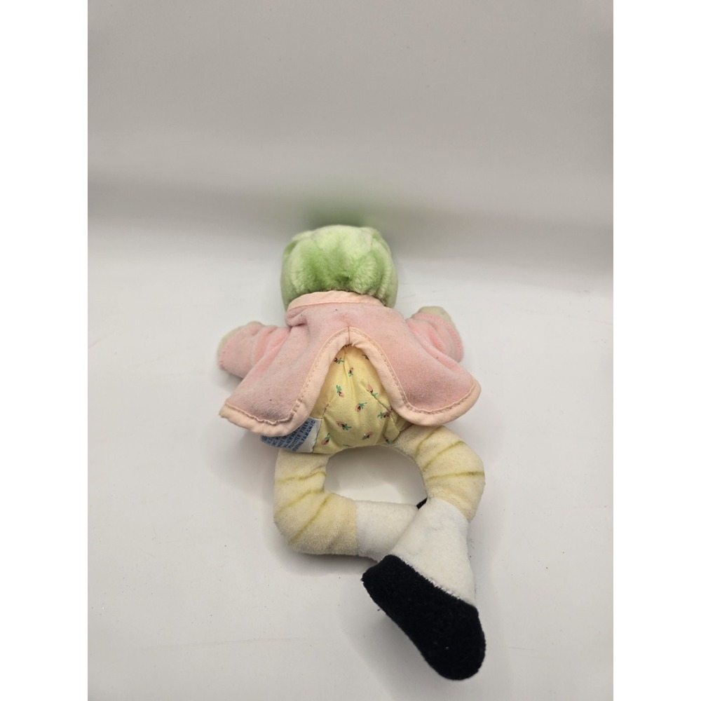 Vintage Eden Toys Beatrix Potter Eden Mr. Jeremy Fisher Sitting Frog Plush - Picture 2 of 4